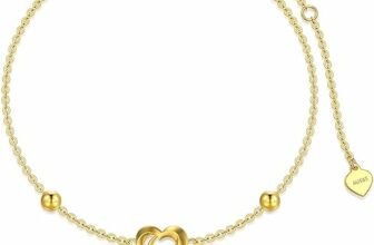 Eternal Love on Display: Embrace Timeless Elegance with FENCCI’s Solid 14K Gold Heart Anklet