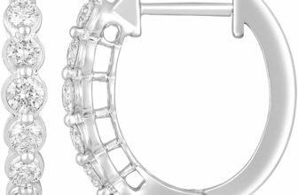 Elegance Redefined: Lab Grown Diamond Hoop Earrings in 10K Gold – The Perfect Gift for Every Occasion!
