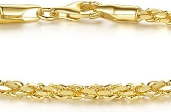 Timeless Elegance: 14K Gold Rope Chain Bracelet for Women & Men