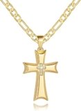 14K Gold Cross Necklace for Men: A Timeless Symbol of Style and Faith