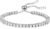 Moissanite Tennis Bracelet, 1.52ct-7.76ct Diamond Bracelet 18K White Gold Plated 925 Sterling Silver Adjustable Bracelet