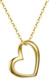 The Open Heart: Why a Solid 14k Gold Heart Necklace Says What Words Can’t