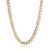 14K Solid Gold 3.8mm Cuban Curb Link Chain Necklace