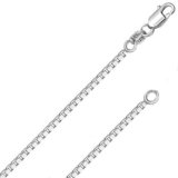 14K REAL Solid Yellow or White or Rose/Pink Gold 0.5MM,0.7MM,0.8MM,0.9MM,1.1MM,1.2MM Italian Diamond Cut Box Chain Necklace