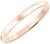 Women’s 10K or 14K Rose, White or Yellow Gold 4MM Petite Classic Plain Wedding Band by Brilliant Expressions